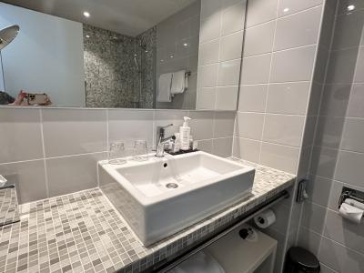 アメニティはハンドソープ、ヘアキャップとローションのみ