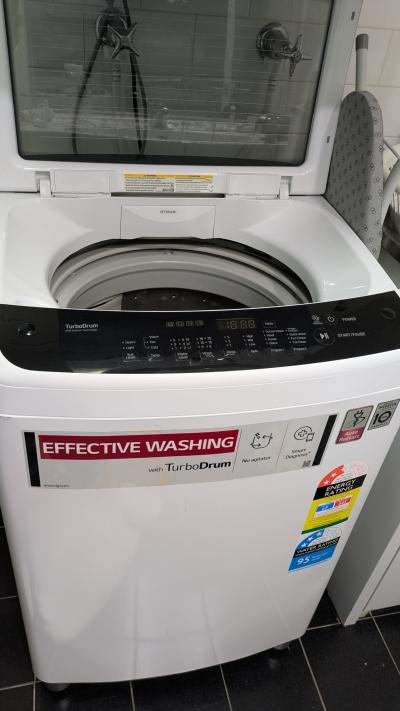 洗濯機　洗剤2回分つき