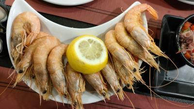 夕食のレストラン