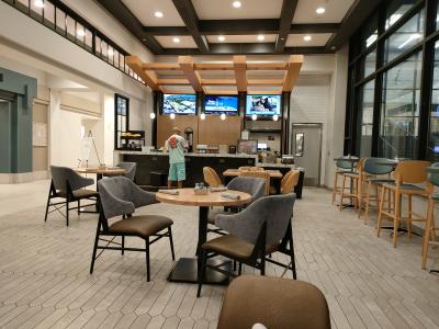 １階の朝食会場