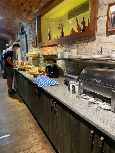 朝食ビュッフェ