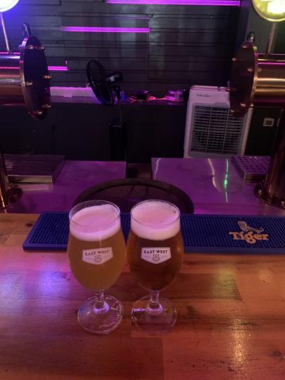 屋上からのビールは最高やな☺