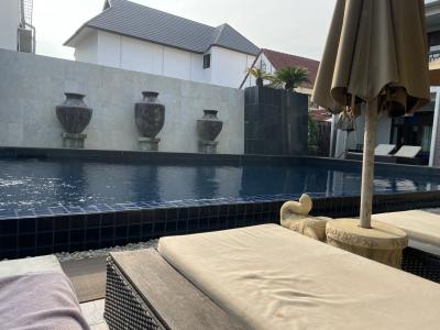 中庭のプールです。