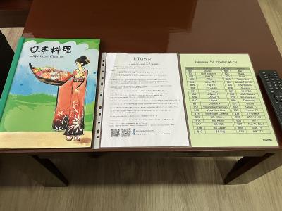 日本食メニューも豊富、テレビの日本語チャンネル数は40！