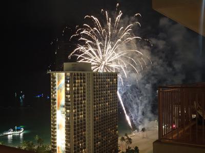 ラナイからの花火