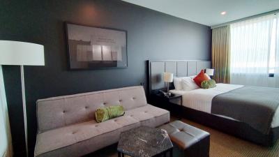 朝早い便には便利なホテル