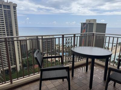 オーシャンビューのラナイ