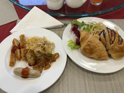 朝食。朝からたくさん食べましょう。