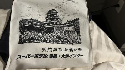 大通りに面した全国展開のスーパーホテル