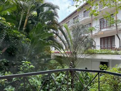 部屋のベランダからの眺め