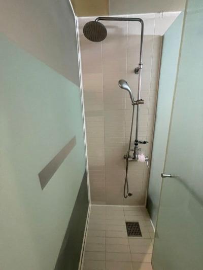 シャワーのみ。シャンプーリンスはない。