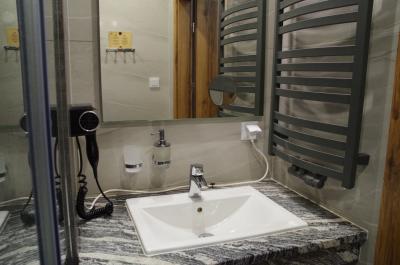 洗面台も広くて使い易く、ドライヤーもしっかり乾きました。