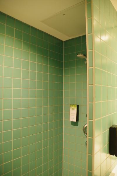 シャワーも可動式で快適ですがドア無のため多少の水ハネ覚悟です