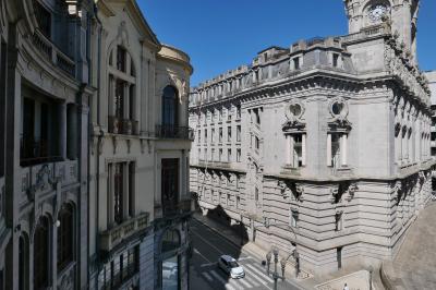 バルコニーから見た市庁舎です