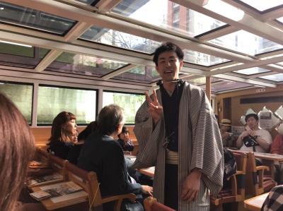 落語を聞きながらのクルーズ