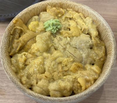 生ウニ丼が美味