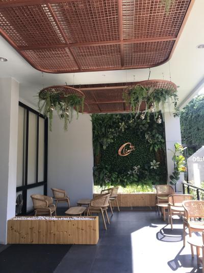 一階のロビー奥