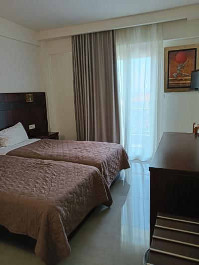 食事がおいしい。