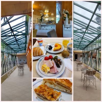 朝食はブッフェでした