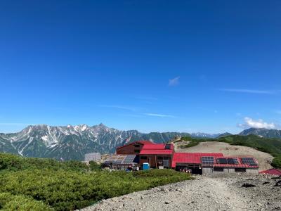 蝶ヶ岳ヒュッテ