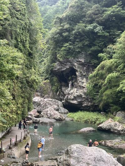 天然の渓谷です