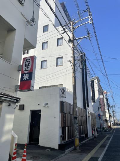 繁華街近くのホテル