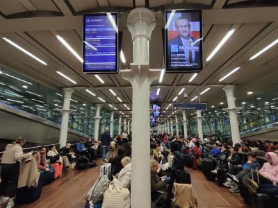 ユーロスターのチェックインはパリ北駅に比べ断然スムーズ