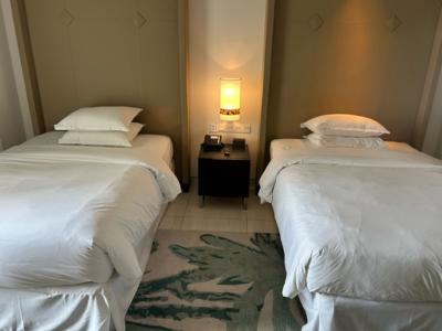 ラージサイズベッド二台