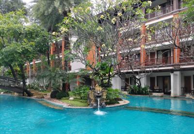 パドマリゾートレギャン あらゆる年齢層が楽しめる 朝食メニュー豊富な好立地大型ホテル