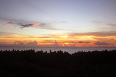 雄大な夕景が見られました。