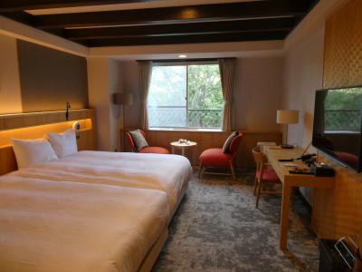 森の奥にある欧風温泉リゾート