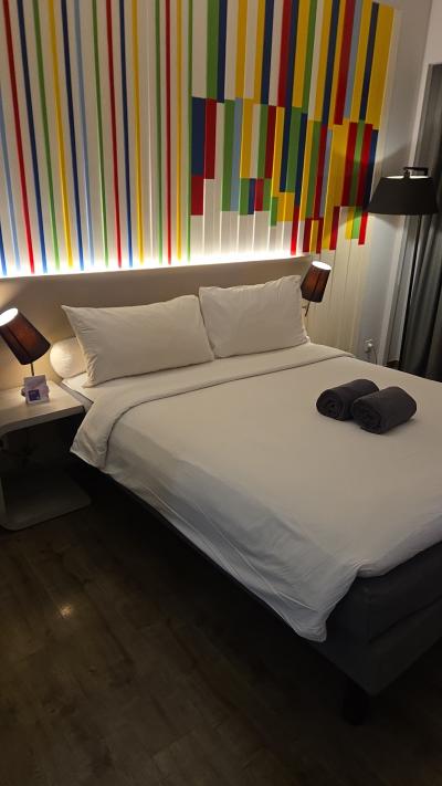 ゆったりしたベッド