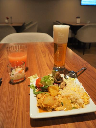 ラウンジでいただいた食べ物