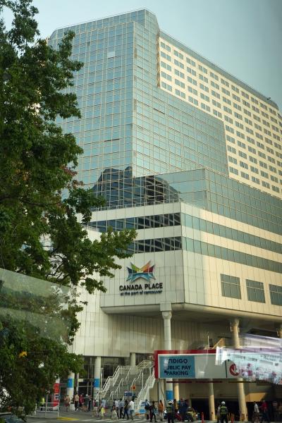 アラスカクルーズの出発地点。