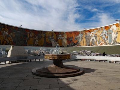 ウランバートルの街を一望できます