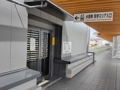 敷居の低い水産棟見学エリア