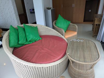 中心部の西側に有る小さなホテル