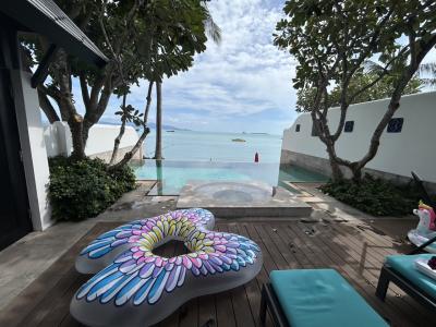 プールからの眺め