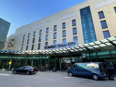 オーロラを見るための滞在したシティホテル