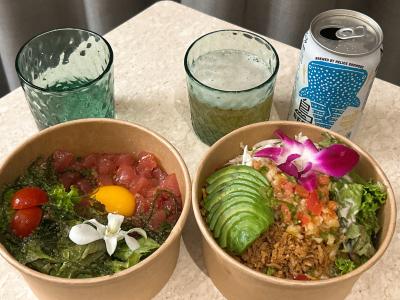 店が海の家チックですが料理は本格派