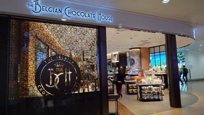 空港内のベルギーチョコレート屋　The Belgian Chocolate House Gates B