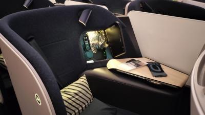 ビジネスシートはなかなか快適