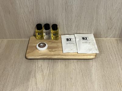 バスアメニティはクローゼット内にありました