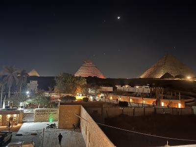 夜のライトアップショーも見れて綺麗でした