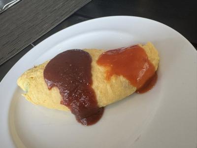 出来たてオムレツ