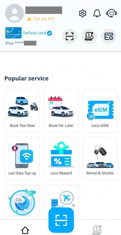 ラオス独自のＬＯＣＡ（ロカ）タクシーサービスが安心・安全・安価