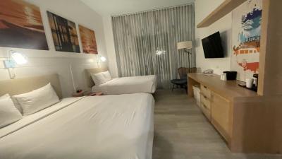 広いベットでした