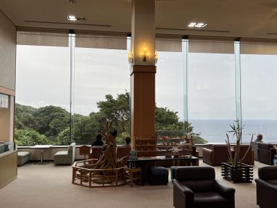 露天風呂から海が一望