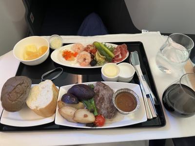 帰りのステーキ美味しかった