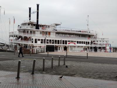 琵琶湖湖上からの眺め